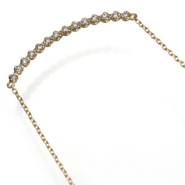 アーカー ネックレス ダイヤ 0.07ct ビリーブユー  K18YG 