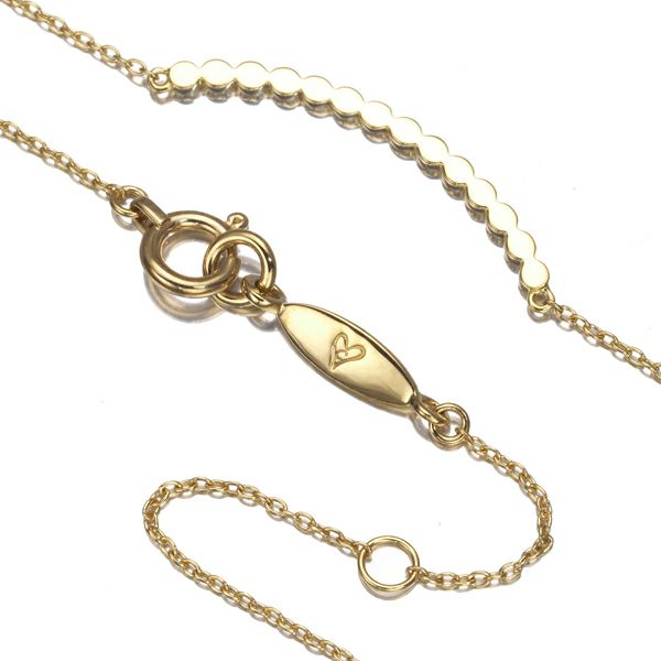 アーカー ネックレス ダイヤ 0.07ct ビリーブユー  K18YG 