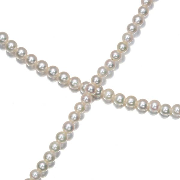 ミキモト ネックレス ベビーパール 真珠 2.5-3.0mm   シルバー 