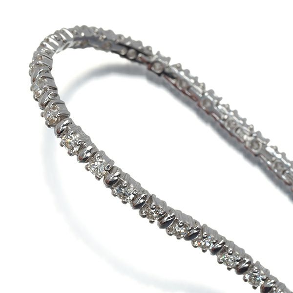 タサキ ブレスレット ダイヤ 1.52ct  テニス K18WG 