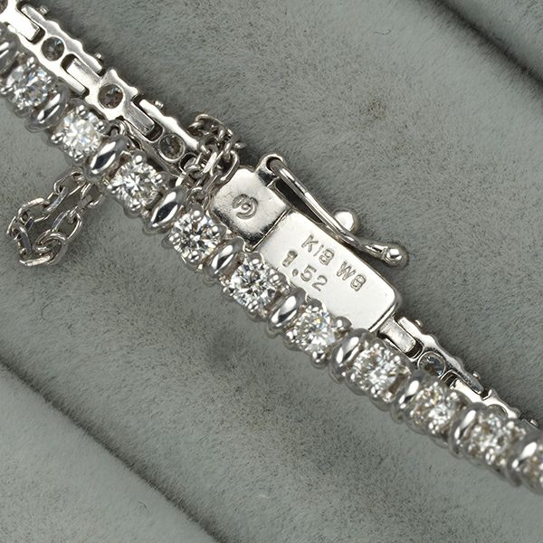 タサキ ブレスレット ダイヤ 1.52ct  テニス K18WG 