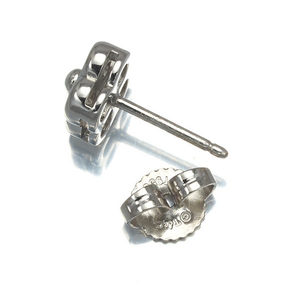 ティファニー ピアス ダイヤ ベゼル  Pt950 