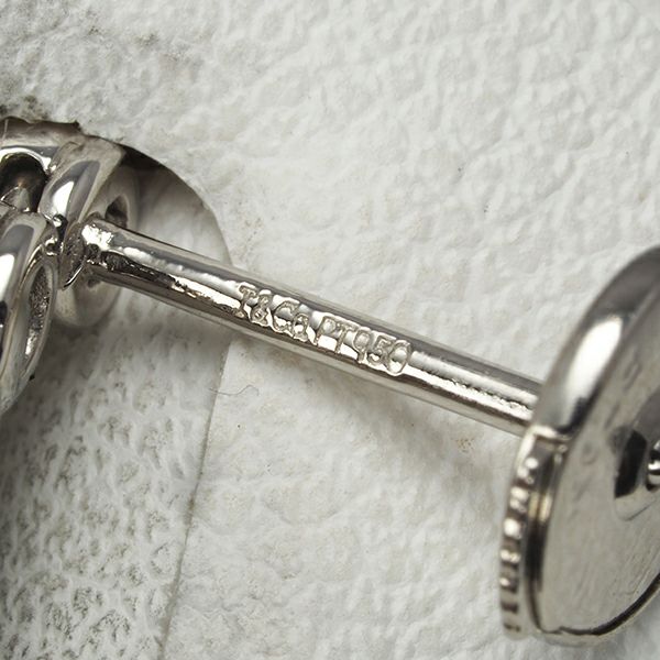 ティファニー ピアス ピンクサファイア ダイヤ ジャズ グラジュエイテッド ドロップ Pt950 