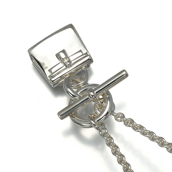 エルメス ネックレス  アミュレット ケリー バッグ ラリアット シルバー925 