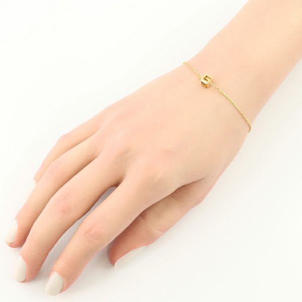 グッチ ブレスレット シトリン Gキューブ  K18YG 