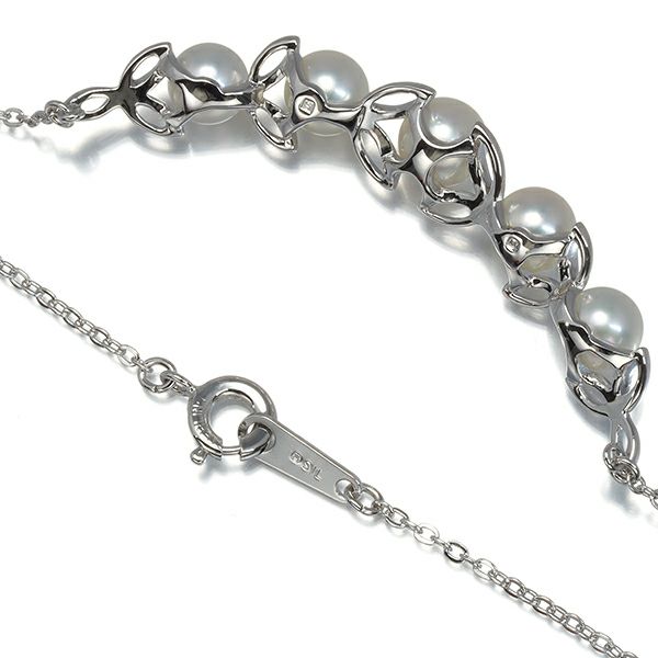 ミキモト ネックレス パール アコヤ真珠 5.7-6.0mm   シルバー 