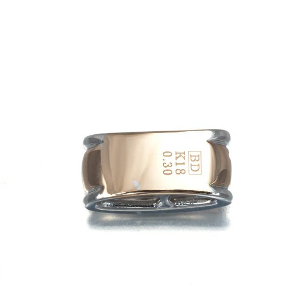 カシケイ ペンダントトップ ダイヤ 0.30ct メランジェ  K18WG/PG 