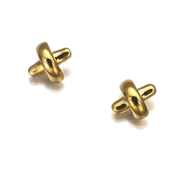 ティファニー ピアス  クロスステッチ ミニ K18YG 