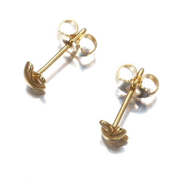 ティファニー ピアス  クロスステッチ ミニ K18YG 