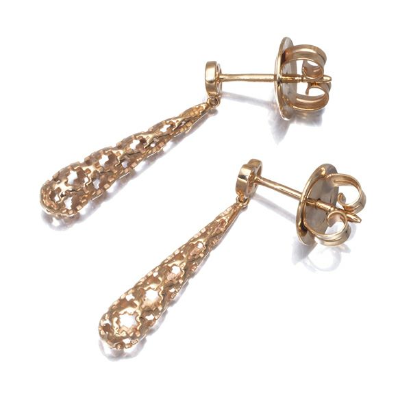 グッチ ピアス  ディアマンティッシマ  K18PG 