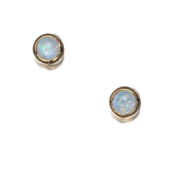 エテ ピアス オパール   K18YG 