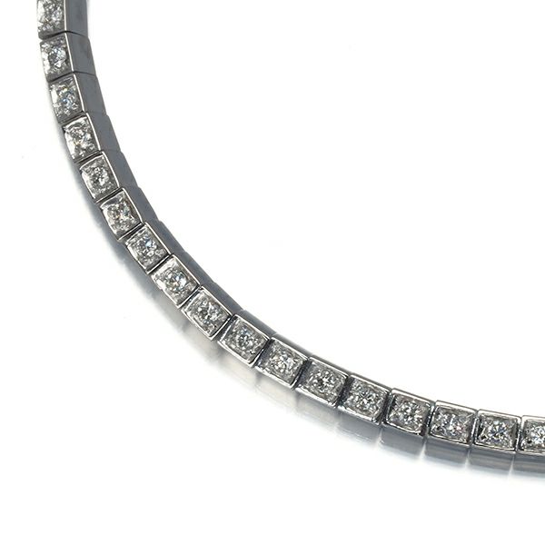 スタージュエリー ブレスレット ダイヤ 0.58ct  テニス K18WG 