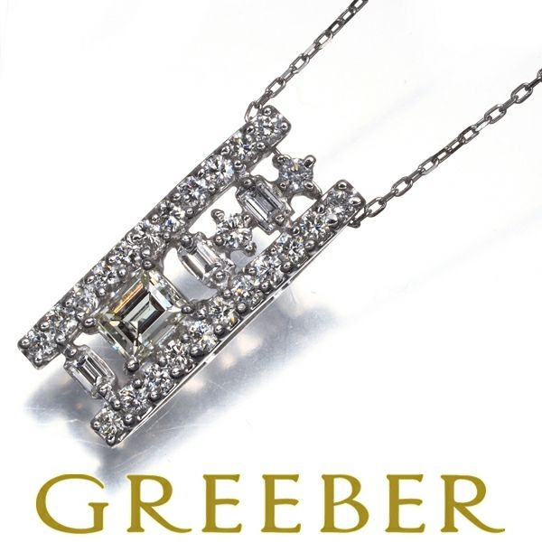 Pt850ダイヤ0.2ct 3ｇ viju プラチナ ダイヤモンドネックレス pt850 0.2ct ひと粒