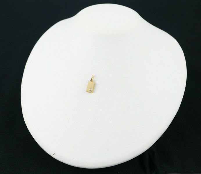 カルティエ ペンダントトップ ダイヤ インゴット 1/8oz K18YG 