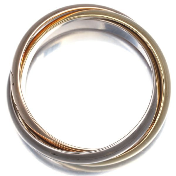 カルティエ リング  トリニティ スリーカラー クラシック 54号 K18YG/WG/PG 