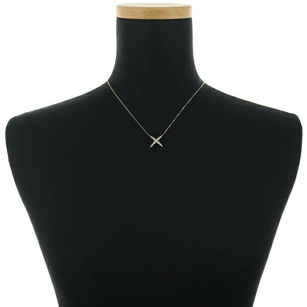 カシケイ ネックレス ダイヤ 0.45ct ネイキッド  K18BG 
