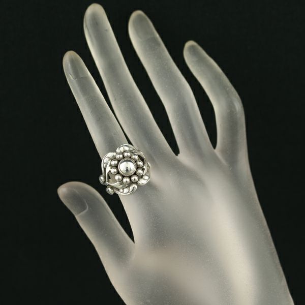 ジョージジェンセン リング 10 12号 シルバー 925 【中古】BLJ